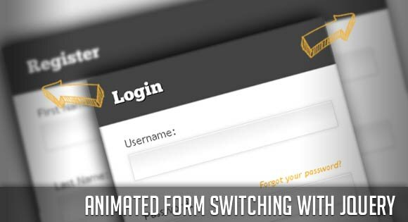 Animated Form Switching with jQuery