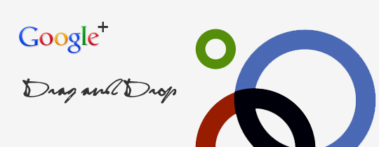 Google Plus Style Drag and Drop adding Groups